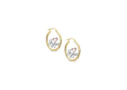 Gold Plated | Alphabet Earrings